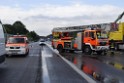 Schwerer LKW VU PKlemm A 4 Rich Olpe auf der Rodenkirchener Bruecke P005